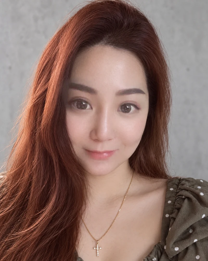 Jimary client headshot showing her real brow result